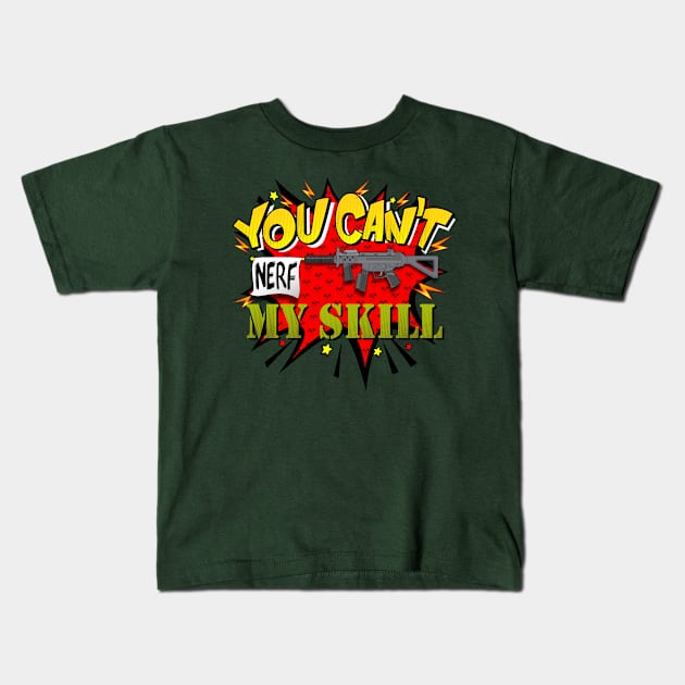 You Can´t NERF my Skill Kids T-Shirt by RJJ Games